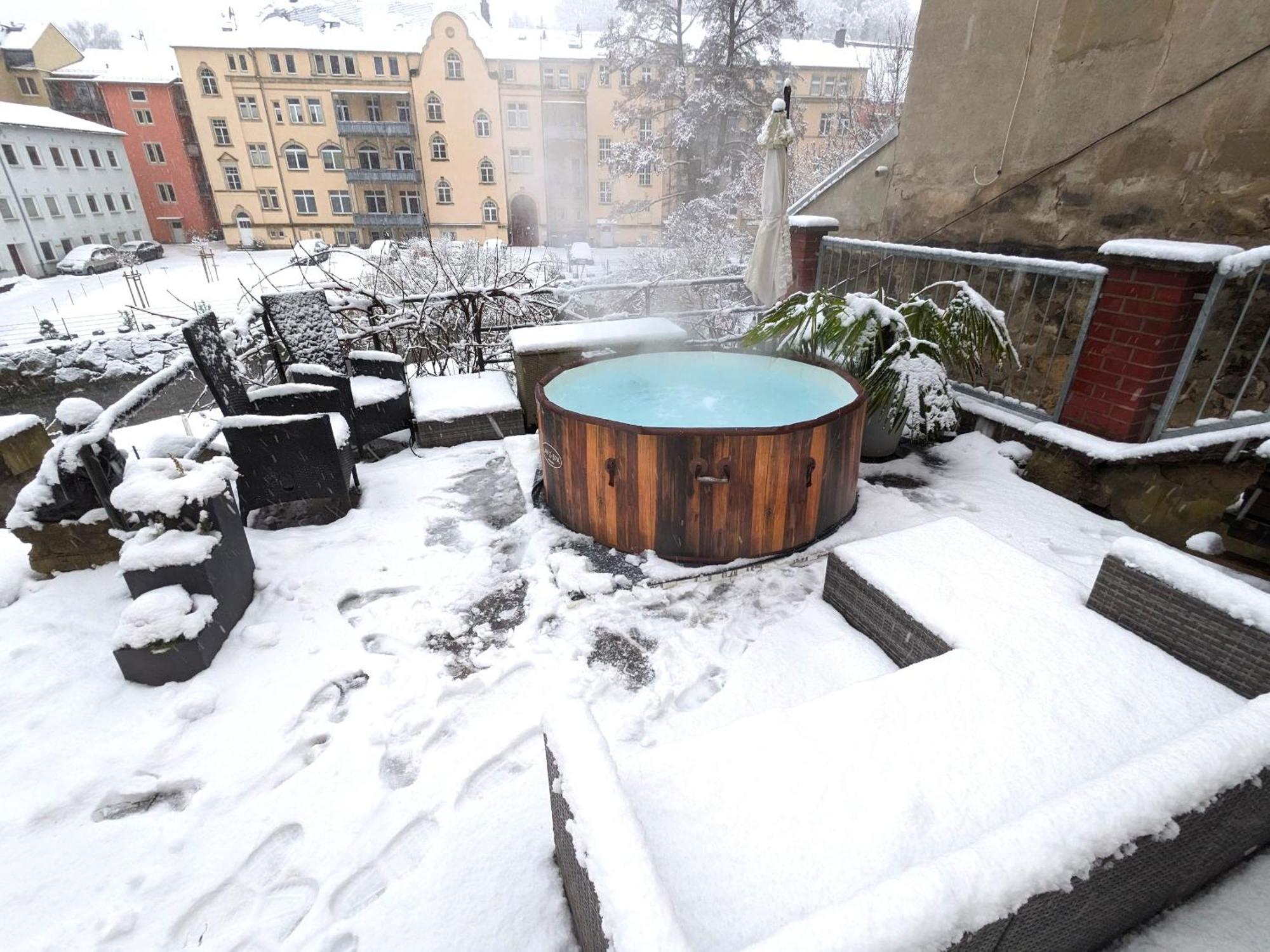 Appartamento Uo2 - Urlaubsmagie - Garten, Whirlpool, Sauna Sebnitz Esterno foto