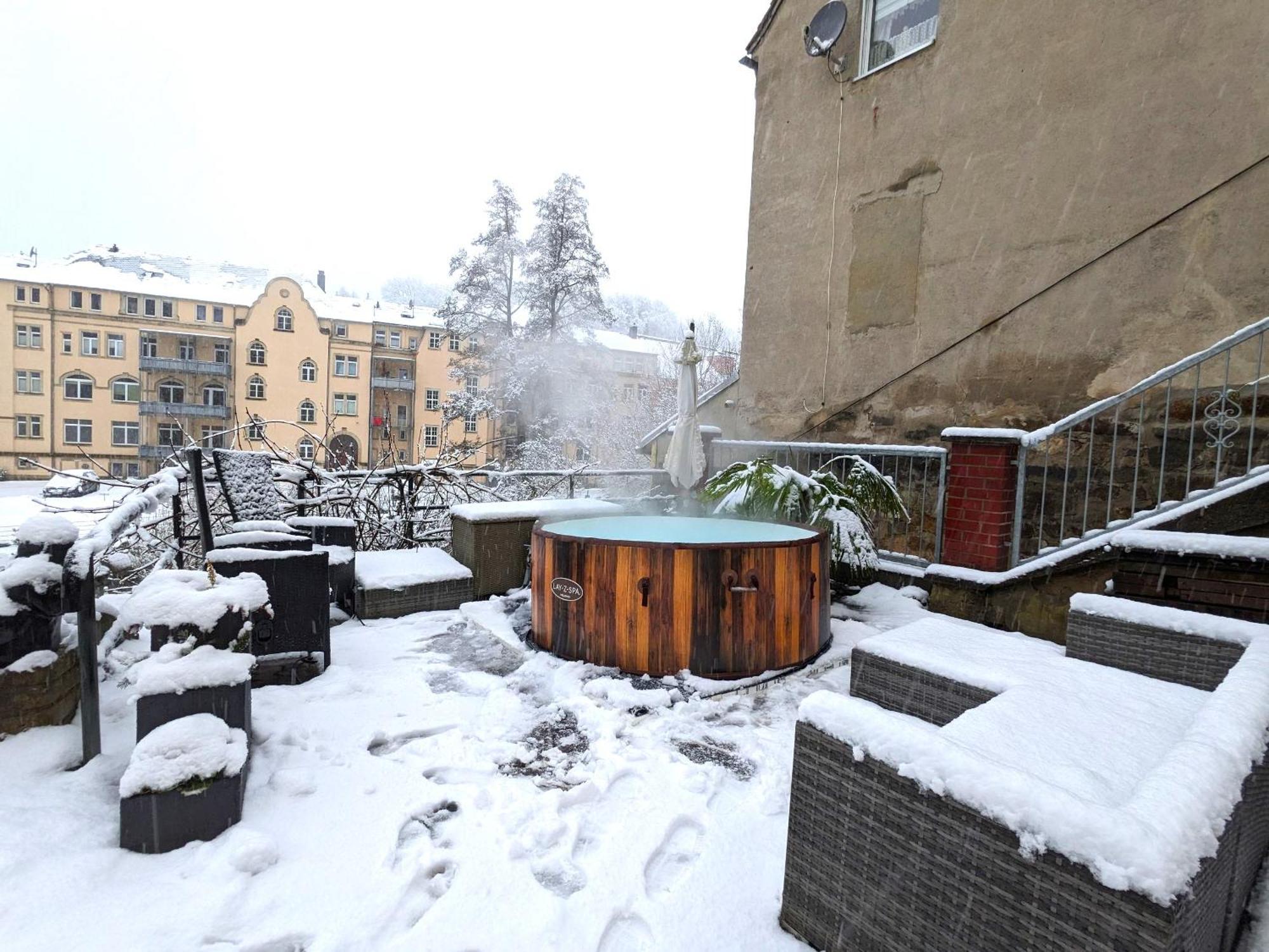 Appartamento Uo2 - Urlaubsmagie - Garten, Whirlpool, Sauna Sebnitz Esterno foto